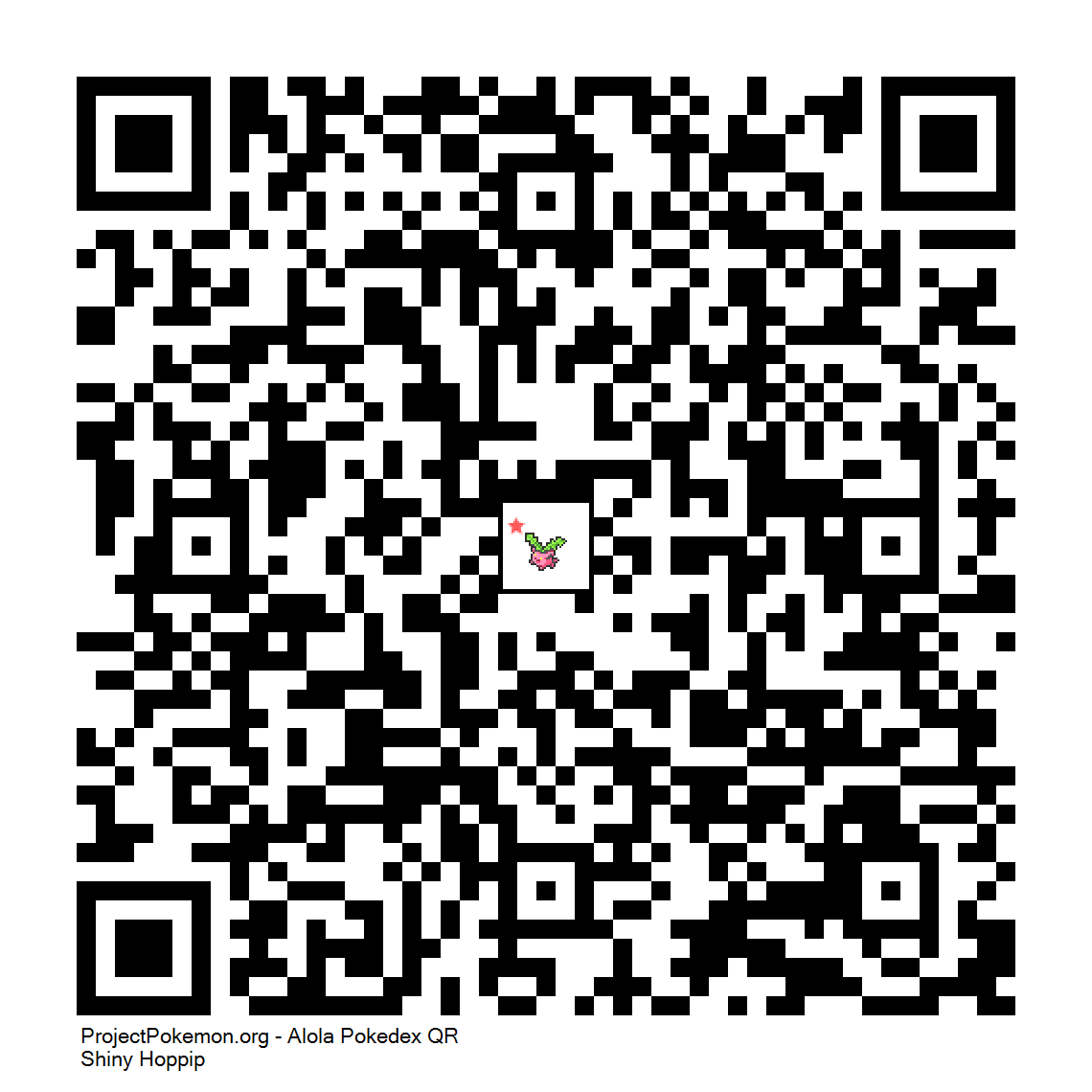Cdigo QR de Hoppip variocolor